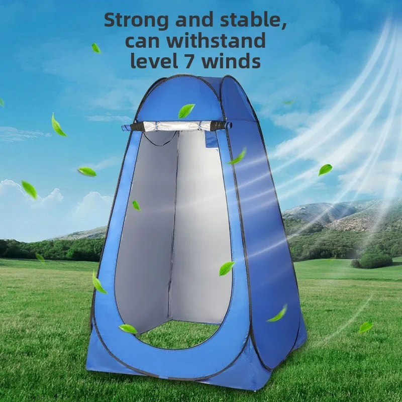 

Quick Open Free Installation Outdoor Bathing Tent Portable Mobile Toilet Household Thickened Thermal Insulation Shower Tent