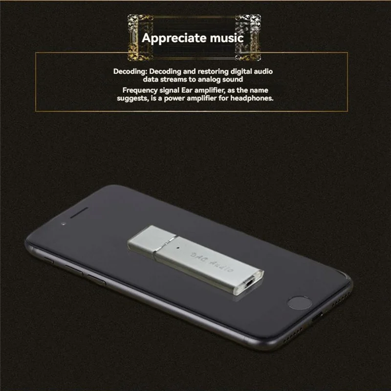 A99E-High Fidelity DAC Hifi Sound Card USB External PCM2706+ TDA1305 For Computer Mobile Phone OTG Earphone Decoder