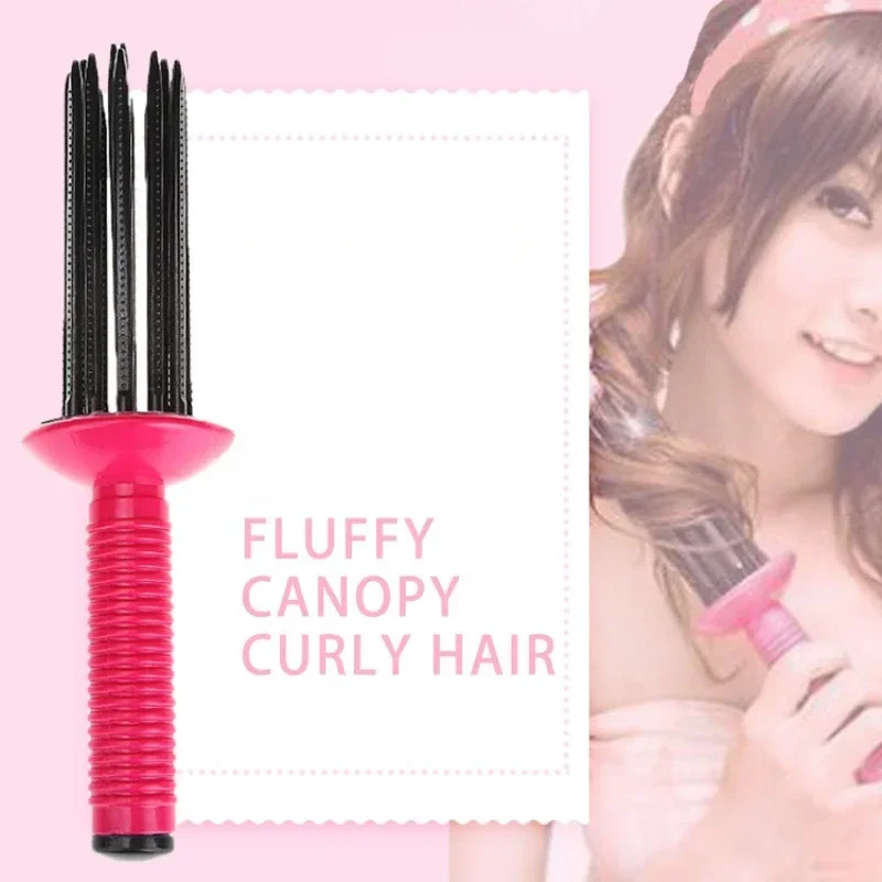 New Adjustable Air Volume Comb Hair Fluffy Styling Curler Curls Comb Hair Curler Heatless Curling Make Up Brush Roller Tools