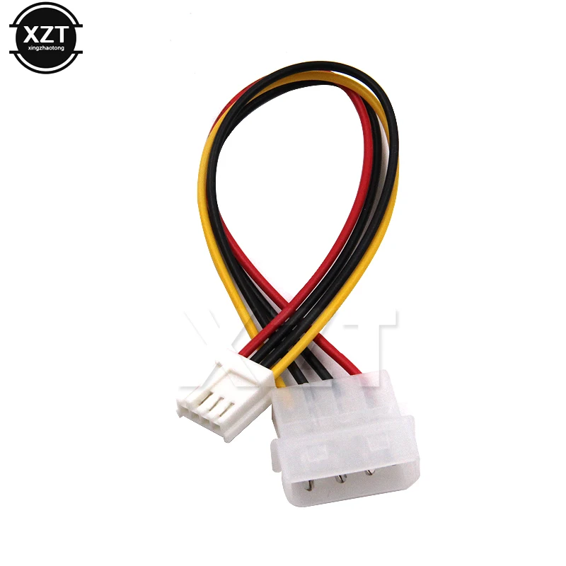 Кабель источника питания Molex IDE папа-4 P ATA мама, 4-контактный адаптер для флоппи дисковода, компьютерный шнур для флоппи дисковода, 1 шт.