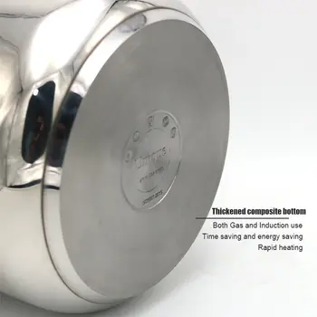 סיר לחץ AIWILL 2 ליטר/6 ליטר/8 ליטר 3 הילוכים רב תכליתי נירוסטה מוגבלת לחץ עמיד בפני פיצוץ בישול מהיר 10 best sales סירי לחץ - №5