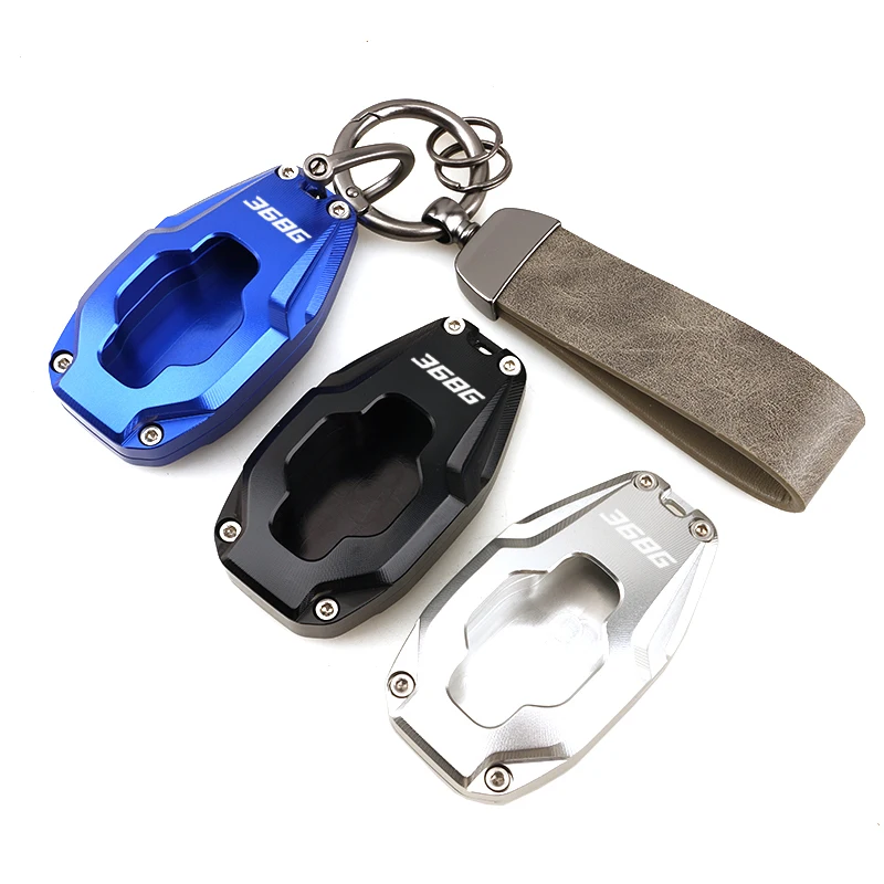 Motorcycle Accessories For Zontes 368G 368 G 2023-2024 2025 2026+ CNC Remote Control Key Case Key Shell Cover & Keychain Keyring