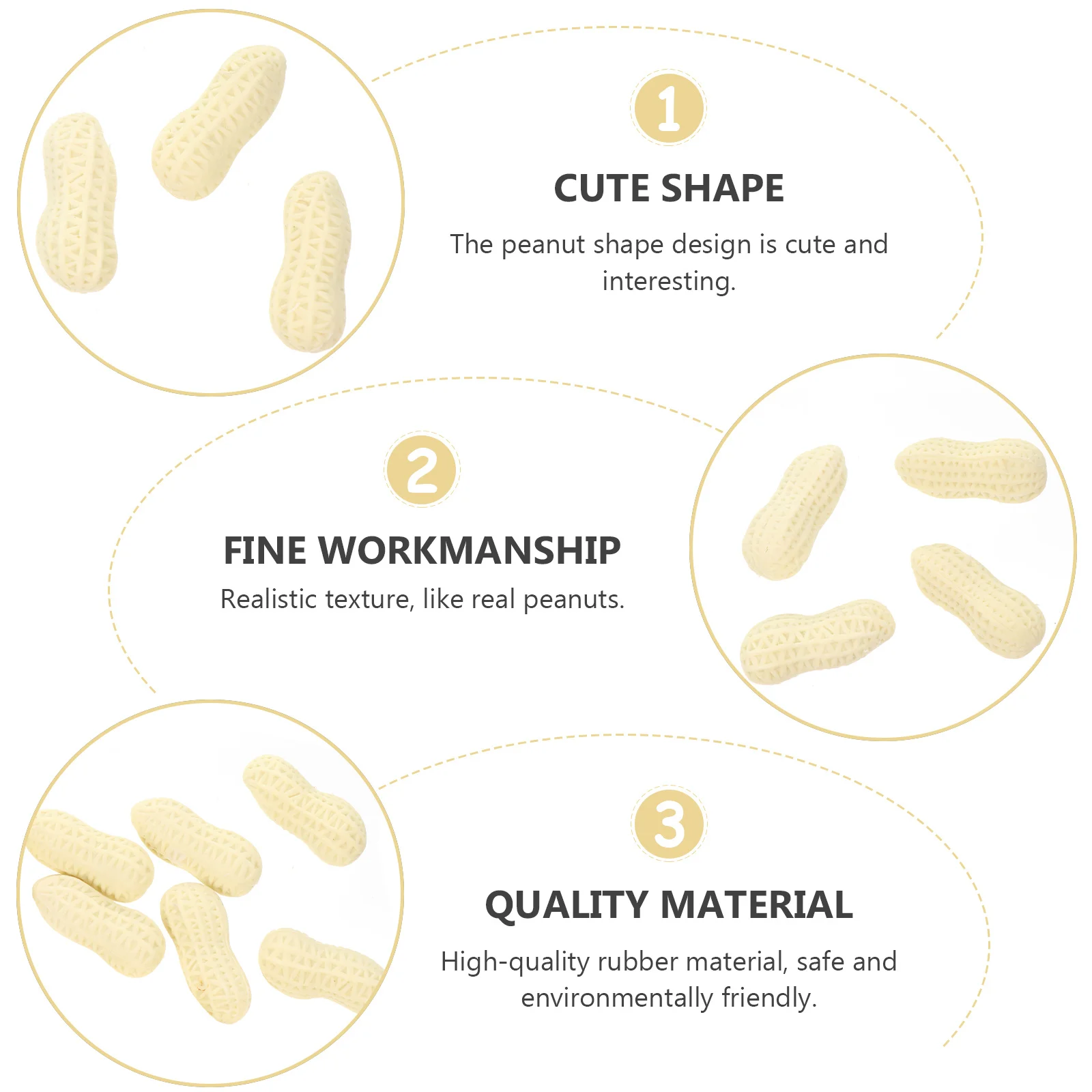 25Pcs Creative Erasers for Students Smooth Erasing Performance Small Lightweight Design Ideal for School Cartoon Stationery