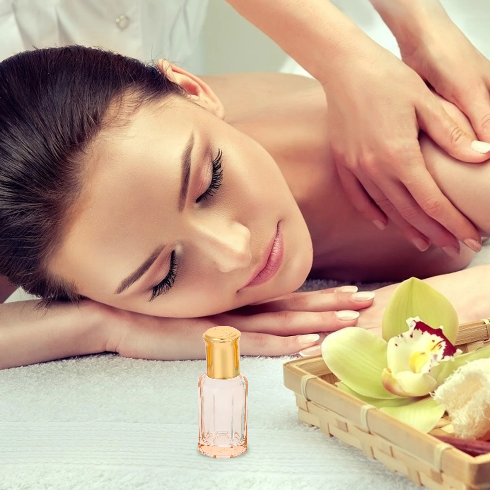 

5Pcs 9ml Small Roller Bottles for Essential Oils Durable Glass Containers Chic Design Glass Roller Bottle Essential Oil Bottle