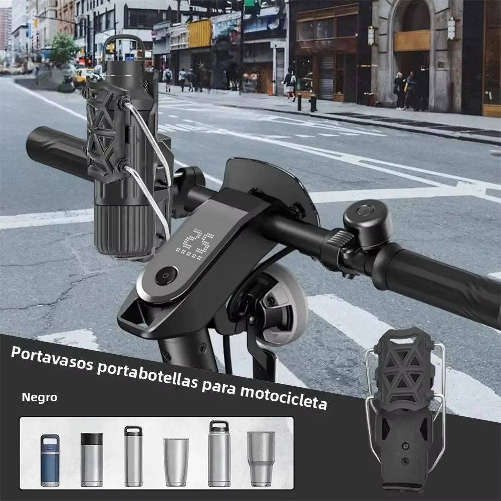 Soporte para portabotellas ajustable, soporte para botella de agua, soporte para manillar para Ciclismo de Carretera MTB, accesorios eléctricos para bicicleta y motocicleta