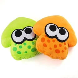 33cm Orange Green Splatoon Inkling Anime Kawaii Animal Pollow Cushion Plush Peluche Soft Stuffed Cartoon Toys Dolls Kids Gift