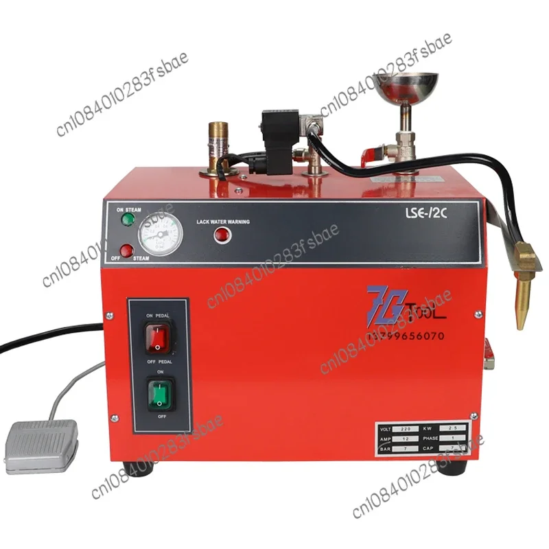 6L High Temperature Steam Cleaning Machine Remove Gold&Silver Copper Jewelry Surface Dirt Oil Stain Jewelry Equipment Steam Iron