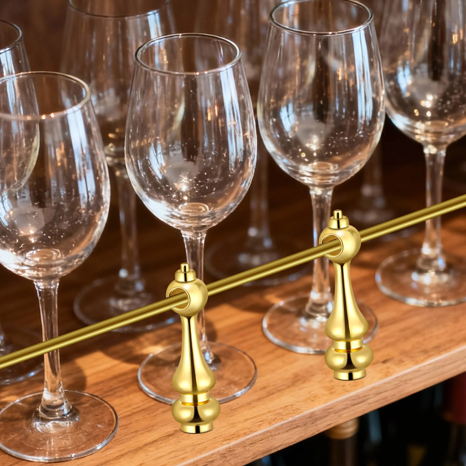 

10Pcs Fence Accessories Railing Post Caps Sturdy Metal Connectors for Glass Fences Cabinets Furniture Wine Cart Decorative