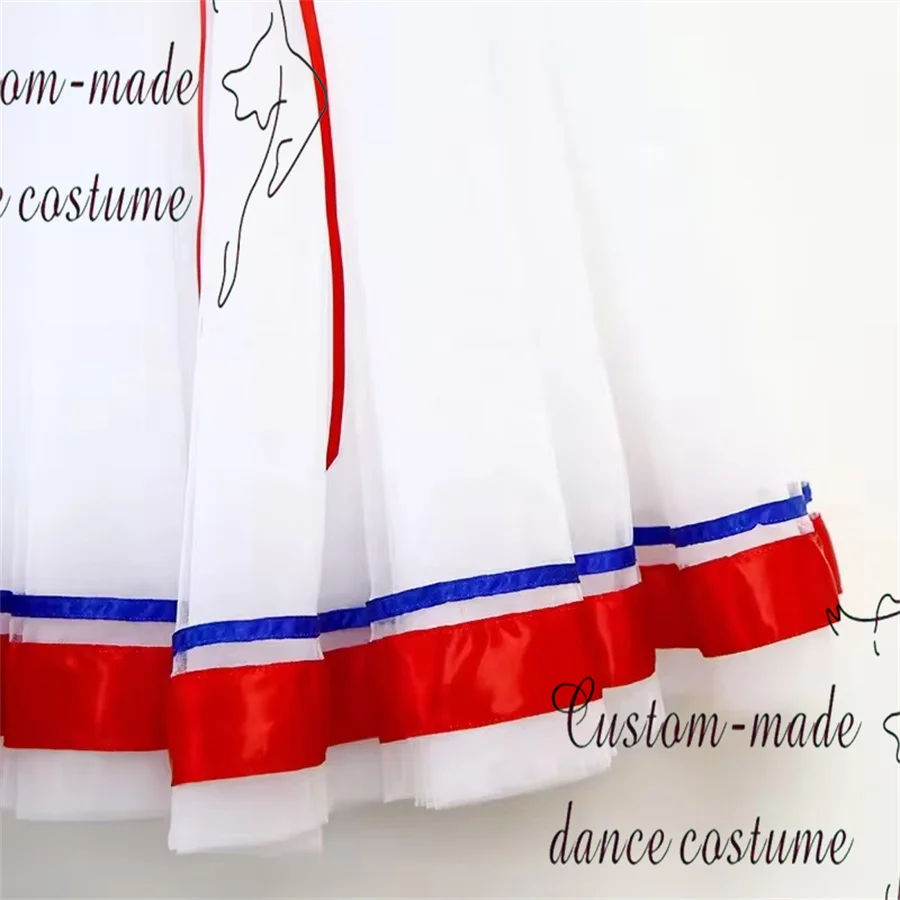 Robe de Ballet personnalisée à Variations de Paris Flamegirl, robe de spectacle pour adultes, robe longue de compétition pour enfants