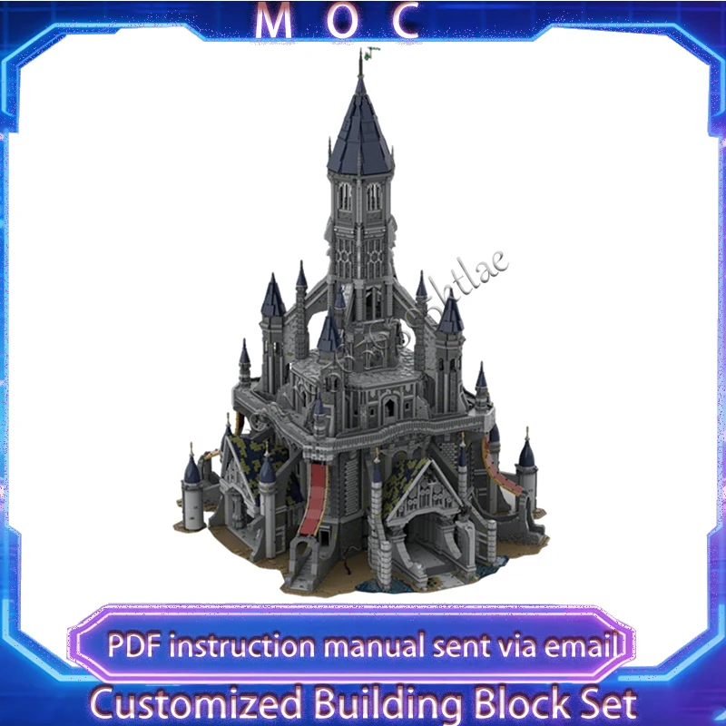48170 PCS Customized MOC Famous Games Medieval Temple Castle Model Building DIY Blocks Bricks Assembly Toy Popular Holiday Gifts