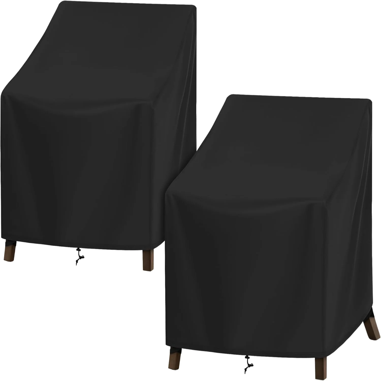 

Outdoor Chair Covers Waterproof, 2 Pack Patio Chair Covers with Windproof Straps, Outdoor Patio Covers All Weather Protection,