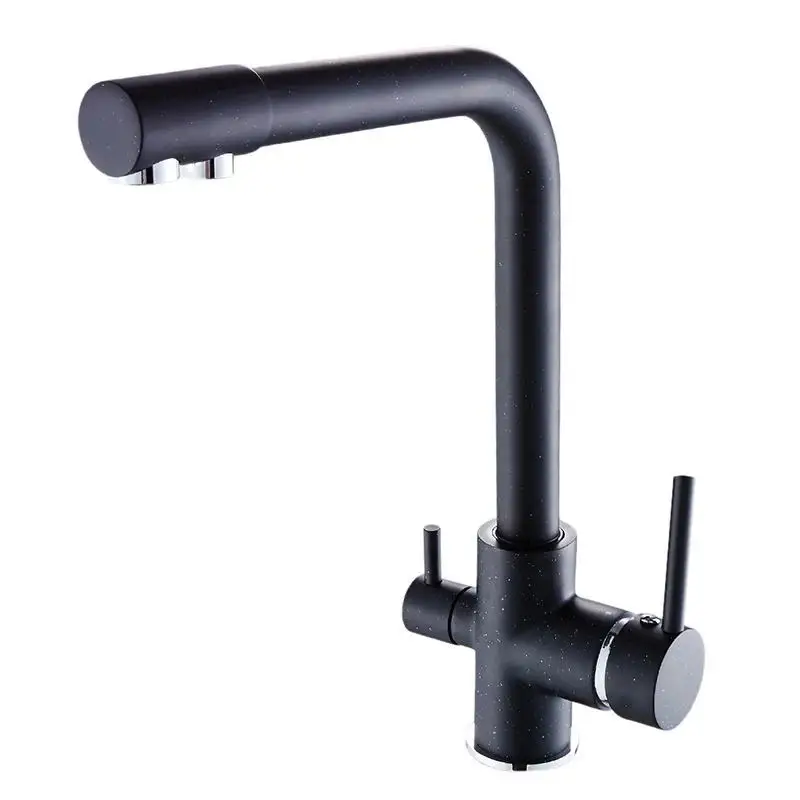 

All copper kitchen faucet hot and cold direct drinking three-in-one purified water