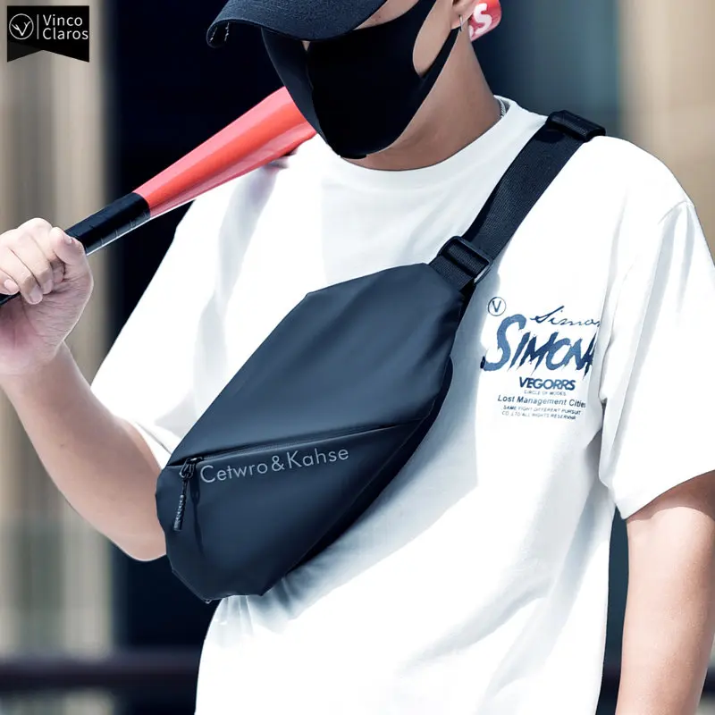 

Роскошная дизайнерская поясная сумка для мужчин, Водонепроницаемая спортивная сумка на ремне для велоспорта, маленькая Качественная мужская слинг-мессенджер