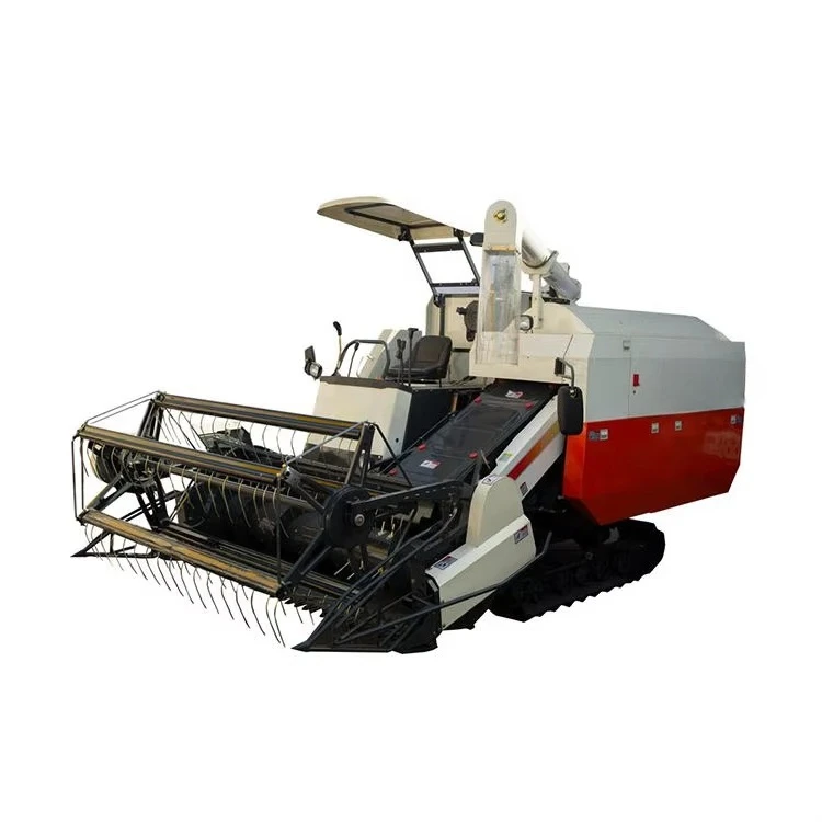 Wishope Gearbox 45CC 500*90*53mm Rubber Crawler Rice Full Feeding Combine Harvester Wih Small Grain Tank
