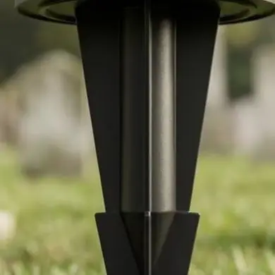 For Windy Conditions Cemetery Vase Stakes Plastic Ground Nails Long Lasting Flower Pot Base Decorative Shelf Windproof Design