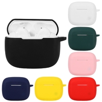 Non-Slip Protect Case For ZMI PurPods Pro Case Solid Color Silicone Wireless Bluetooth-Compatible Earphones Cover Drop Shipping