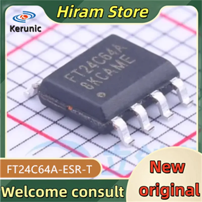 50PCS FT24C64A New and original FT24C64A-ESR-T FT24C64A-ESR FT24C64 24C64A