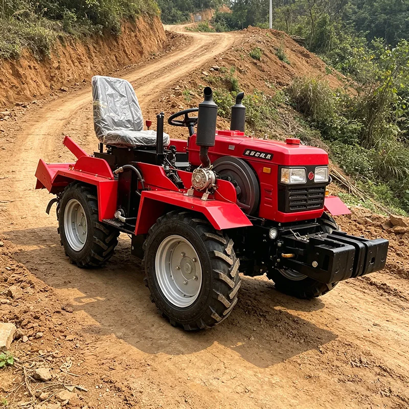 

Customized Reinforced Agricultural Rotary Tiller, 35 HP Wheel Tractor, Four-Wheel High-Efficiency Cultivator