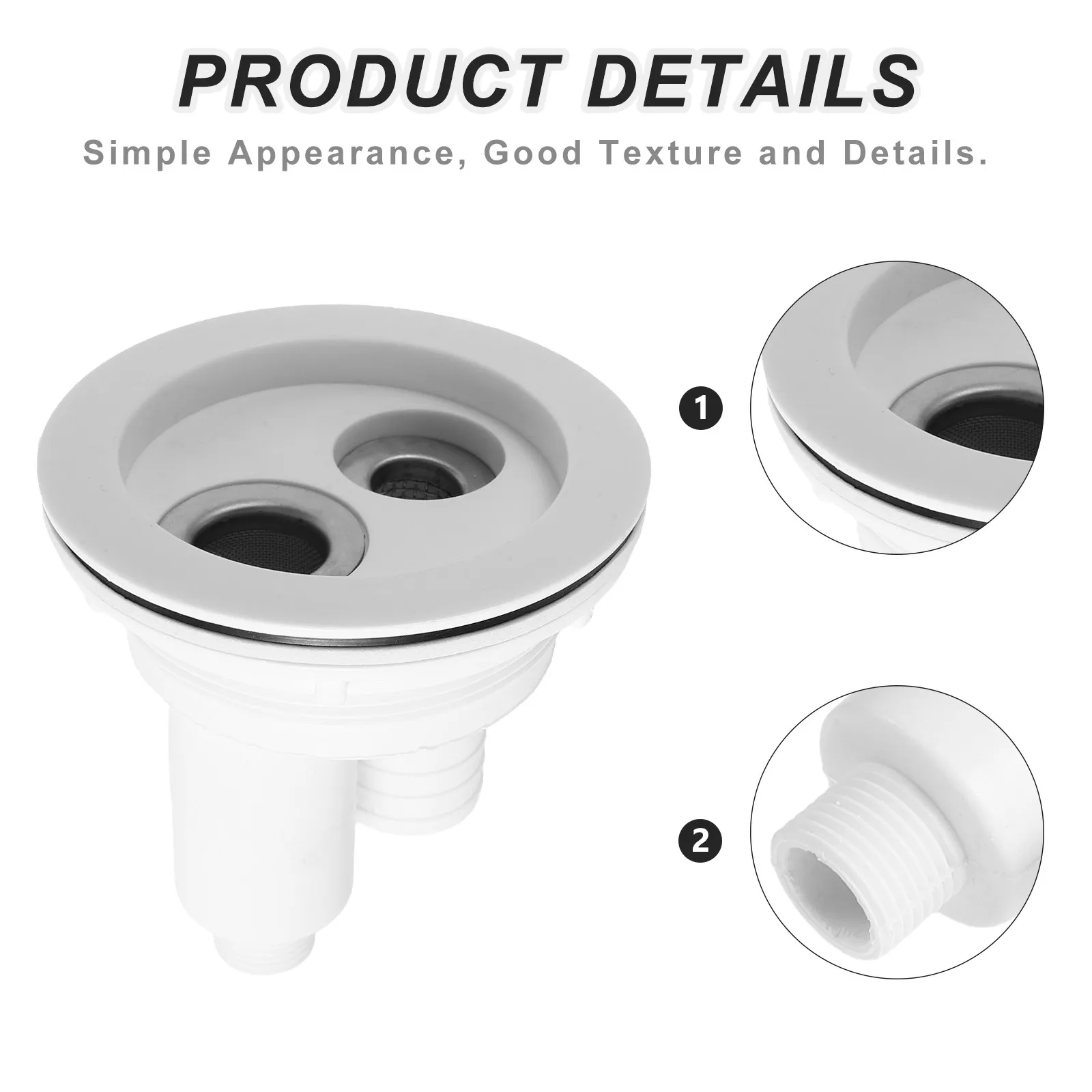 Shampoo Bed Drainer Filter Cup Anti-clog Hair Catcher Strainer Professional Salon Barber Shop Sink Part Plastic
