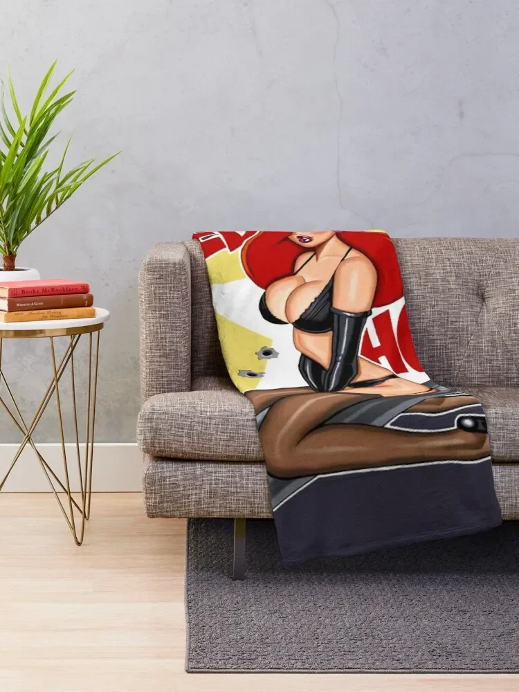 Red Hot Nose Art Jessica Rabbit 17 T Best Women 90s Retro Unique Best Hot Idea Throw Blanket Plush Single Sofa Blankets