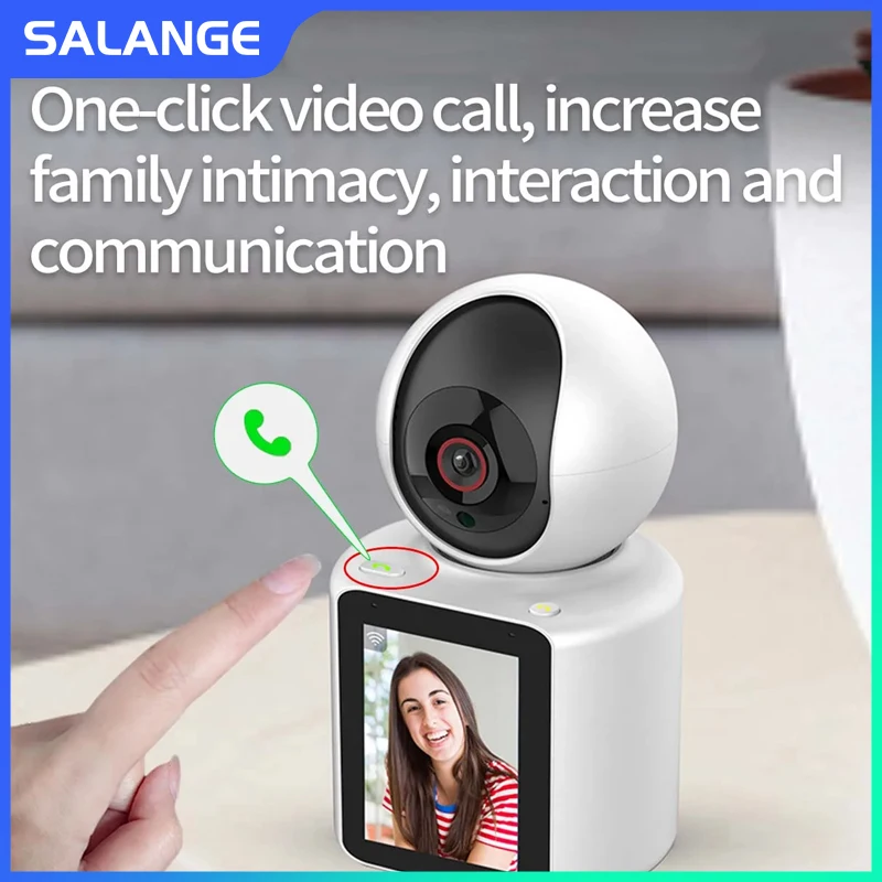 

Wifi Video Calling Camera Babymonitor Home Security IP Cam Two-way Voice Call 360 Degree Rotate Monitor the Elderly And Baby