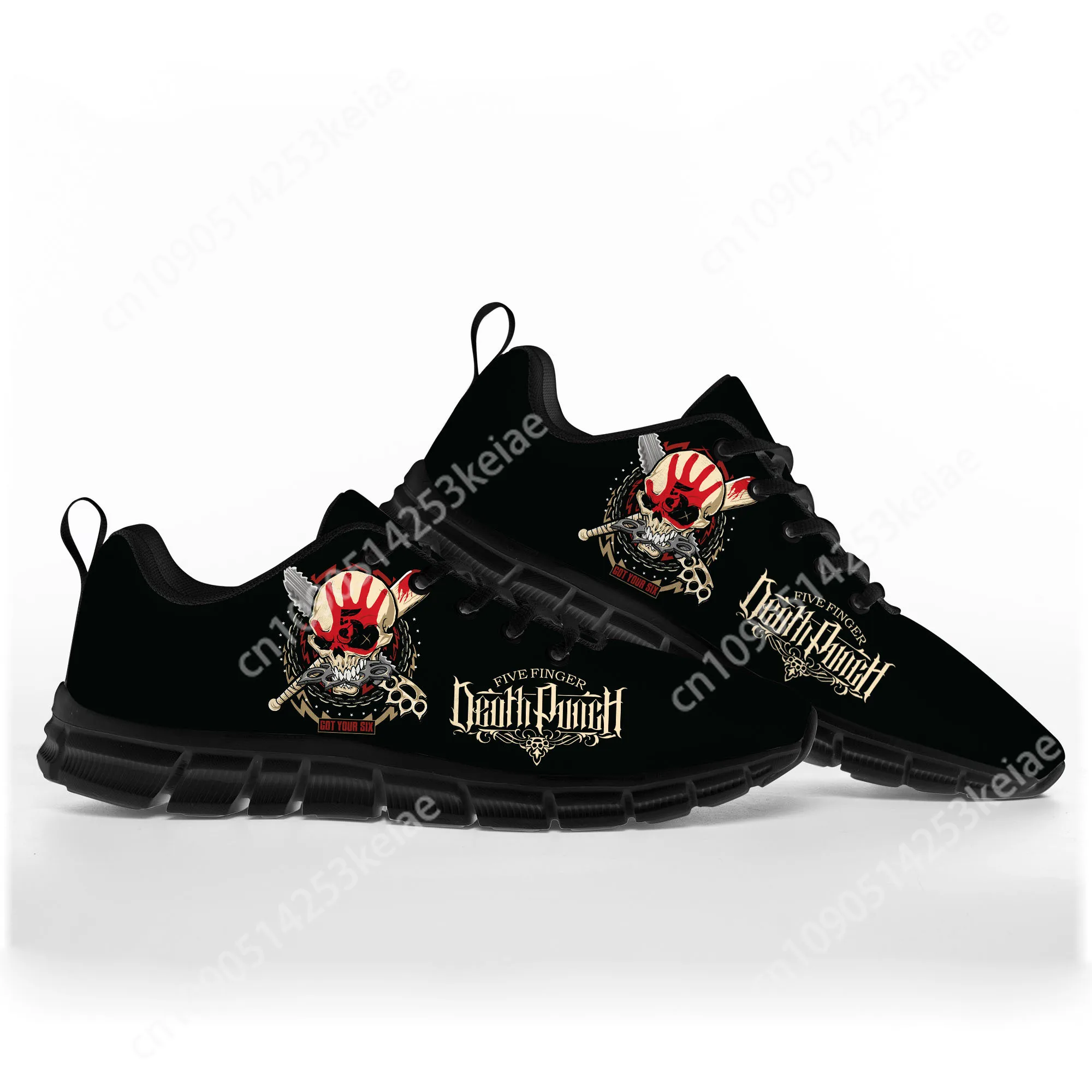 Zapatos deportivos de cinco dedos Death Punch para hombre, mujer, adolescente, niños, zapatillas de deporte, banda de Rock, zapatos informales personalizados para parejas, zapatos de alta calidad