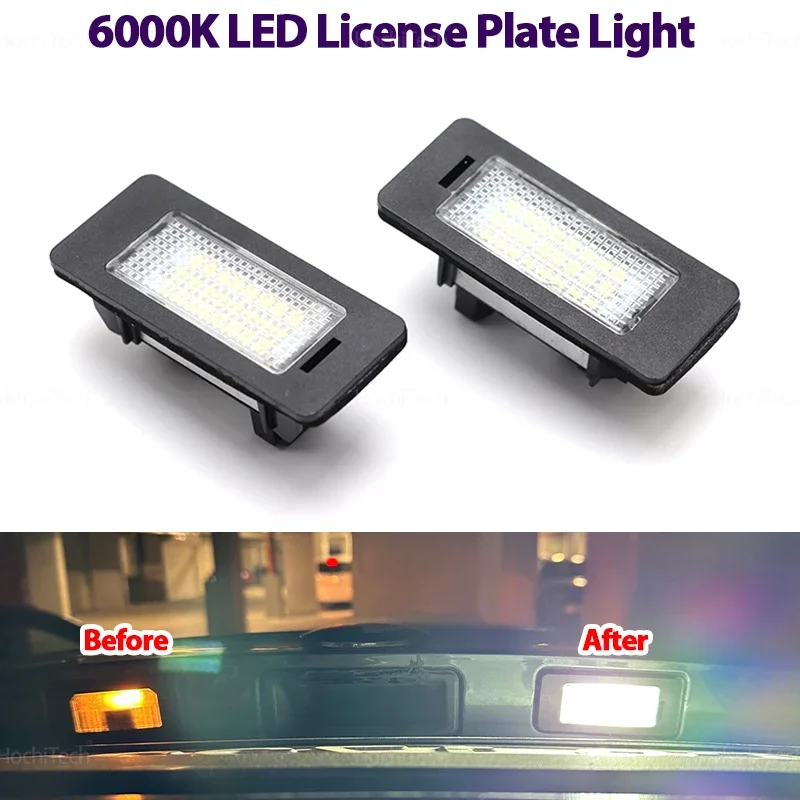 

2PS License Plate Light Rear Tail Lamp Upgrade Error Free for BMW 1 3 5 x Series E82 E88 E90 E91 E92 E93 E39 E60 X5 E70 X6 E71