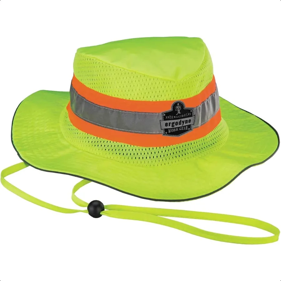 

Ergodyne unisex adult Hivis Ranger Sun Hat Lime LargeXLarge US