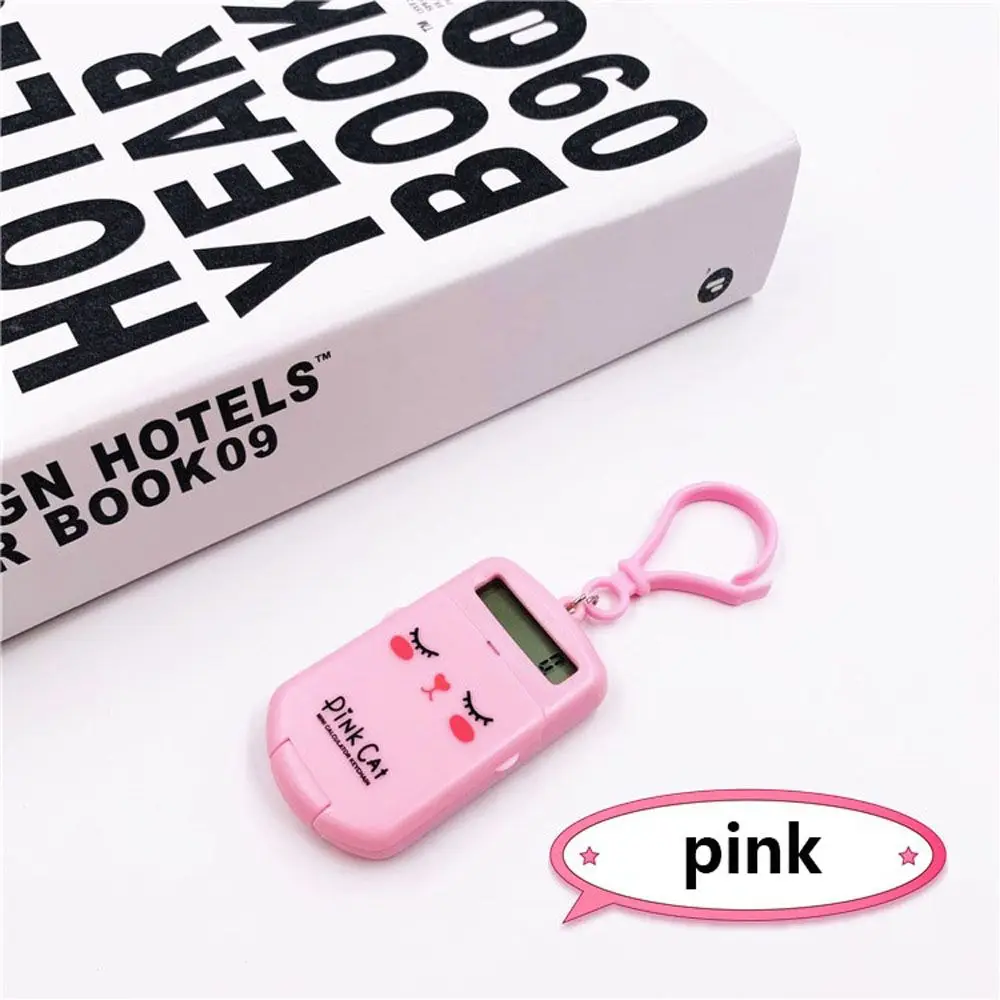 

Battery Portable Key Ring 8 Digits Display Cartoon Pocket Size Calculator School Office Supplies Calculating Tool Stationery