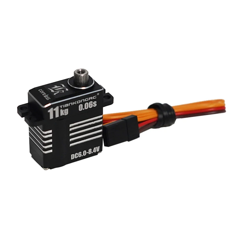 High Quality 11KG Miniature All Metal Digital Hollow Cup Servo with High Voltage Large Torque for RC Helicopter Plane Boat Car