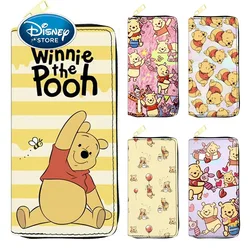 Disney winnie-女性の財布,長い財布,漫画のピグレット,唇,ジッパー,財布,クレジットカード