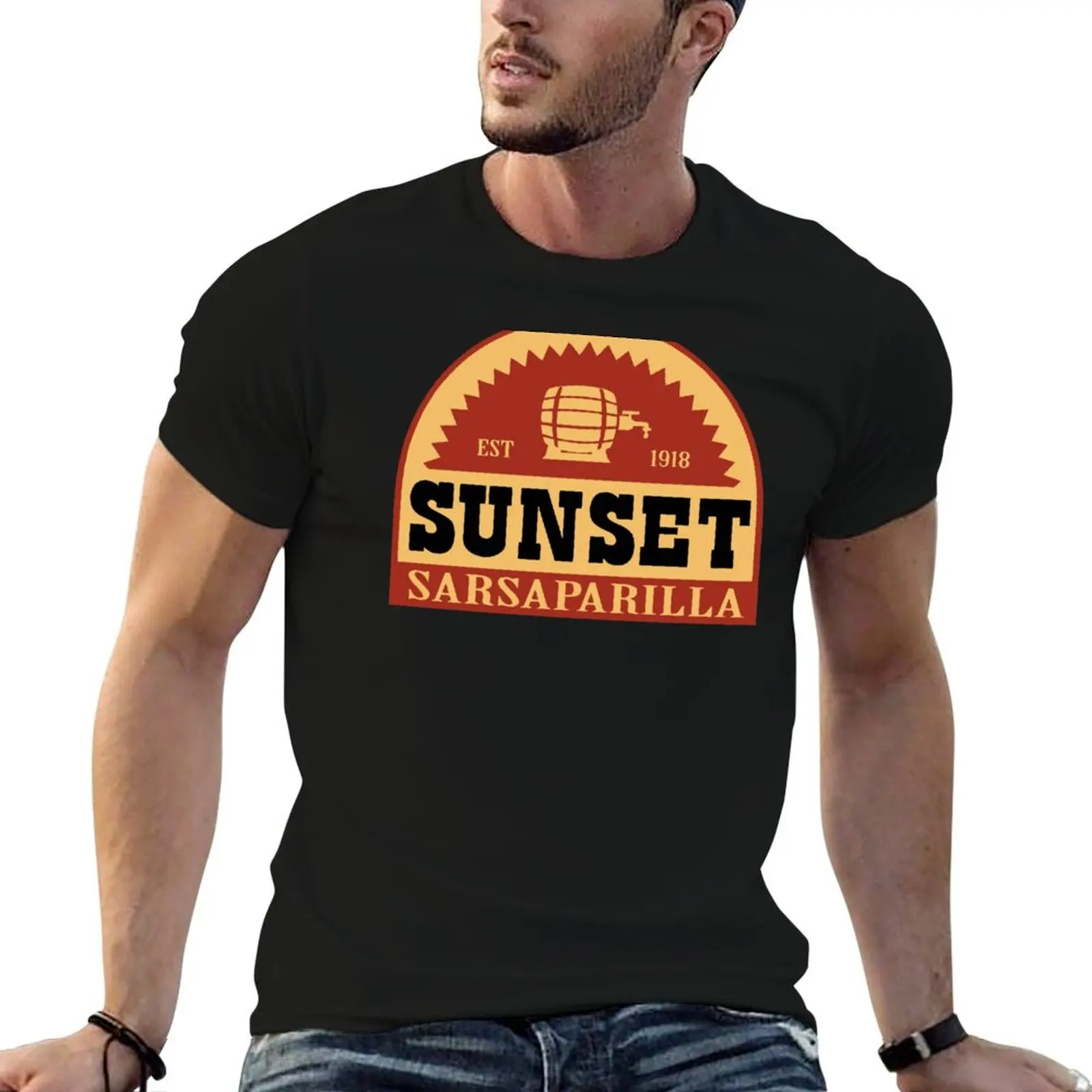 Sunset Sarsaparilla T-Shirt Plus Size All Match Tee Shirt