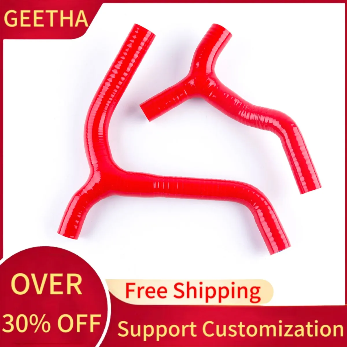 For 2019-2023 Kawasaki KX450 KX 450 2016-2018 KX450F Silicone Coolant Radiator Hose Kit 2022 2021 2020 2017 view 2