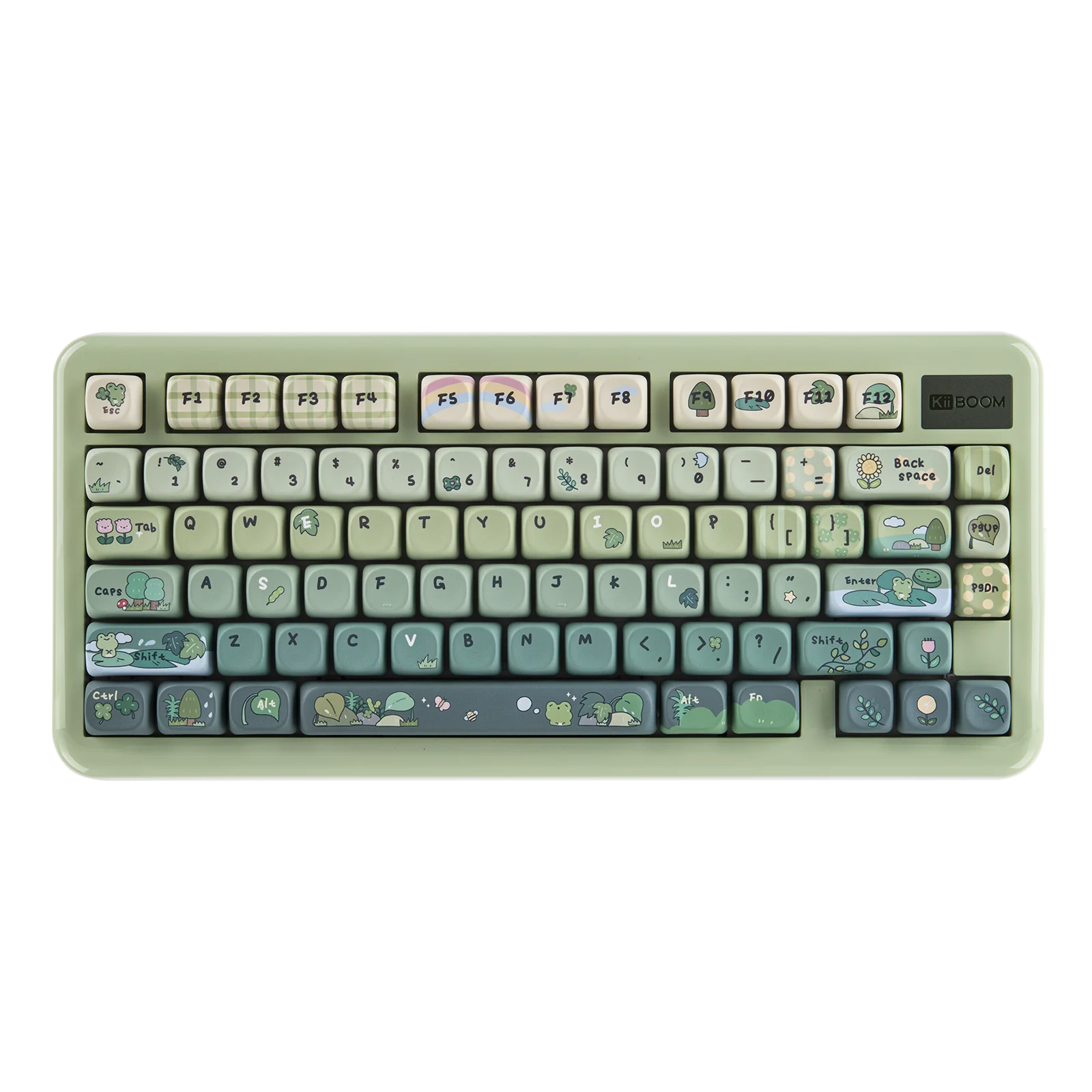 KiiBOOM Phantom81 Lite QMK/VIA 75% Gasket Wired/Bluetooth/2.4GHz Wireless Mechanical Keyboard ABS Case+UV Tech for WIN/Mac/Linux