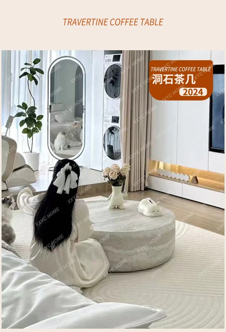 

Round Modern Coffee Table Simple Bedroom Design Coffee Tables Room Minimalist Mesa De Centro House Accessories