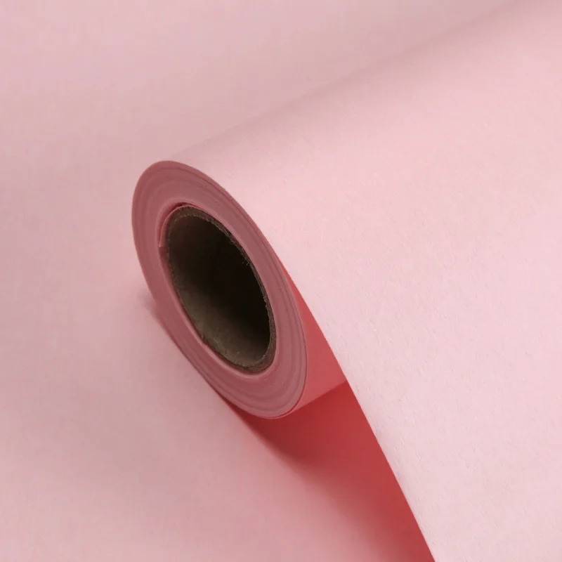 58cmx8yards /1pcs Roll Korean Style Solid Color Flower Wrapping Paper Gift Matte Premium Texture Packaging Pape Packaging Paper