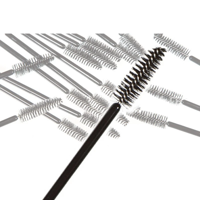 500 Stuks Nieuwe Make-Up Borstel Synthetische Vezel Wegwerp Wimper Borstel Mascara Applicator Stokborstel Make-Up Tools