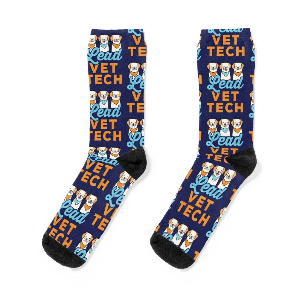 Lead Vet Tech Veterinary Technician Supervisor Socks cotton christmas gifts Sports Socks Women's Men's