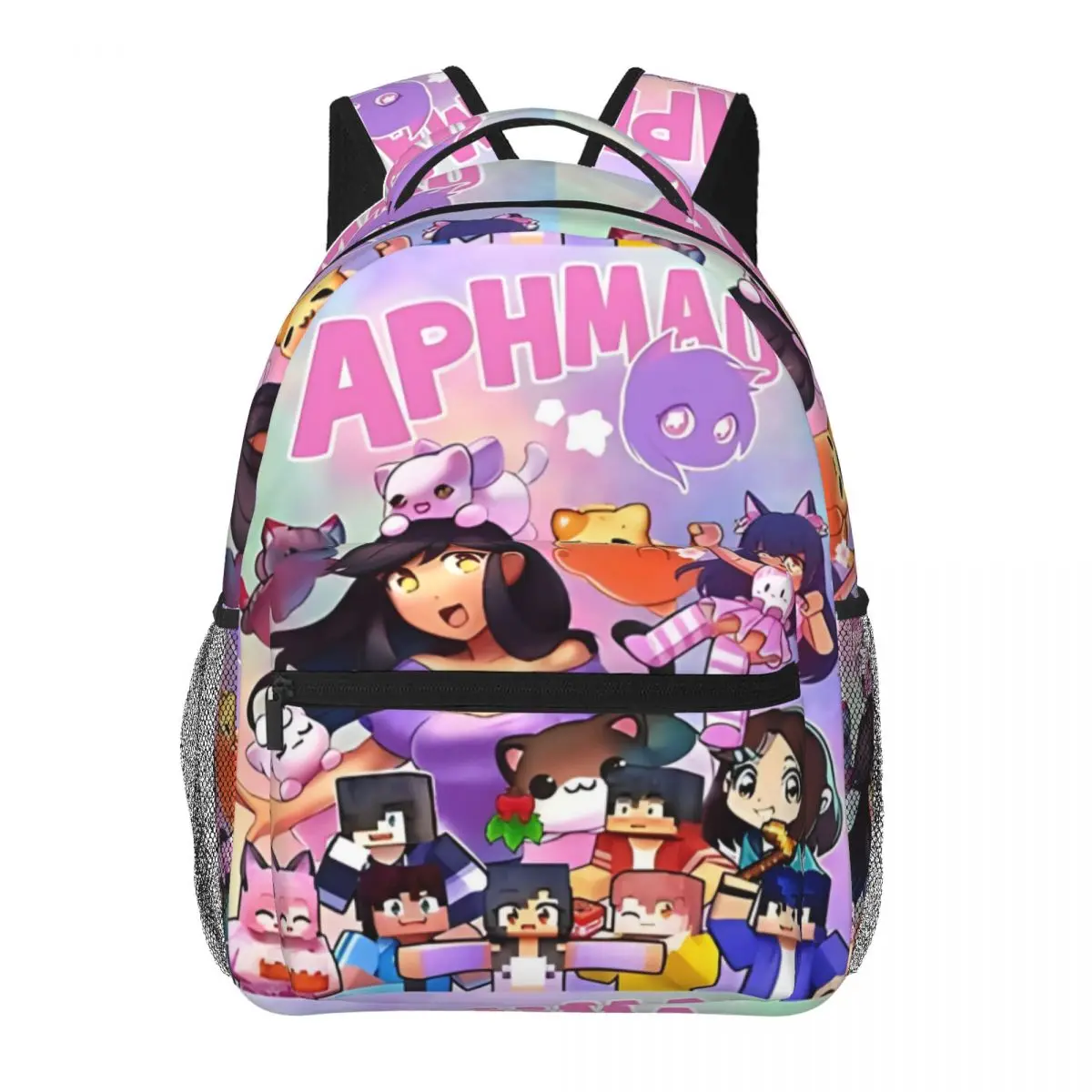 Aphmau 16 Printed Lightweight Casual Schoolbag For School, Outdoor, Shopping, Office 16in