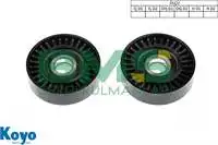 Store code: 436 for ALTERNATOR tensioner bearing 17 × 70 × 70 × 19 PLASTIC (PLASTIC) 4 PK toyota