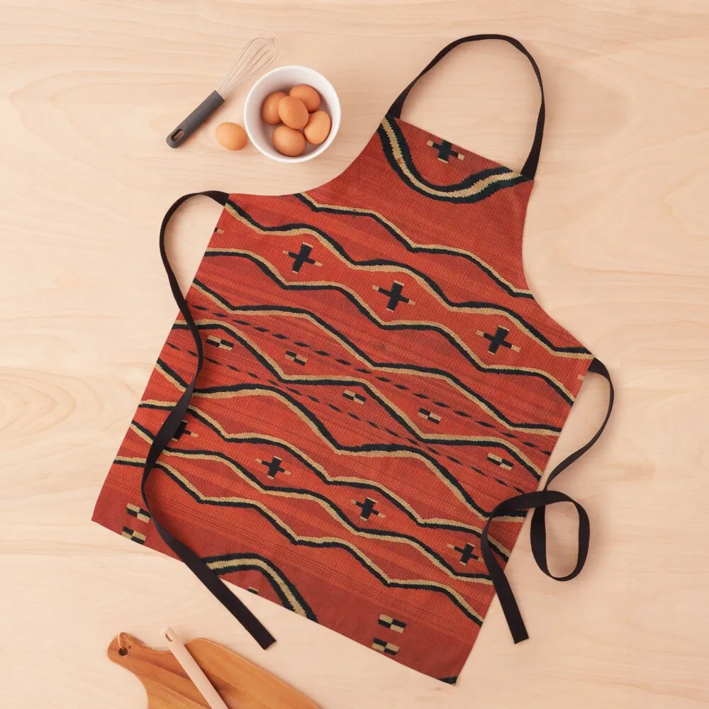 

Navajo Textile / Native American Weaving pattern 4 Apron Art For Cooking with pockets Apron