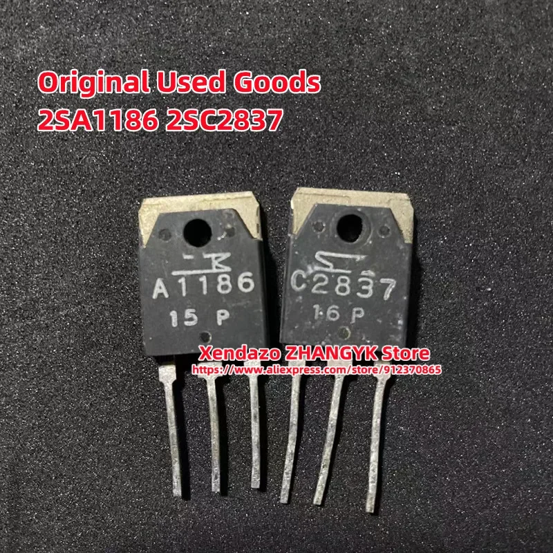 5pairs/lot 2SA1186 2SC2837 A1186 C2837 TO-3P Audio amplifier pairing tube