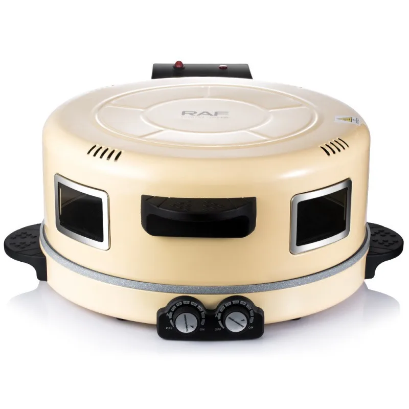 for home use double temperature no window electric pizza oven 40  cm arab flatbread maker with fast heating element non