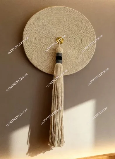 Handmade lace fringe art decoration elegant tassel wall hanging for home living room decor