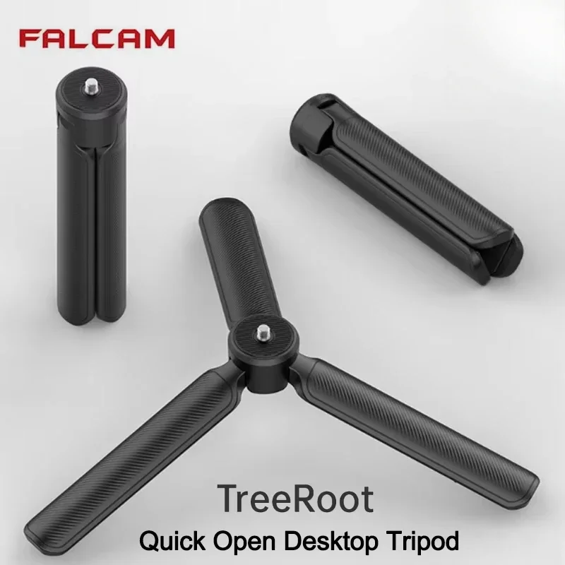 

FALCAM T00A4103 TreeRoot Quick Open Desktop Tripod with 1/4" Screw Mini Tripod Lightweight Portable Camera Stand for Photography