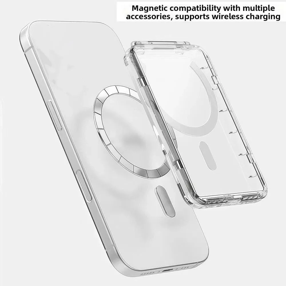 Phone Pocket Magnetic Card Holder Multi-card Support 2 Card Phone Wallet Stick Magnetic Design Mobile Phone Card Bag view 2