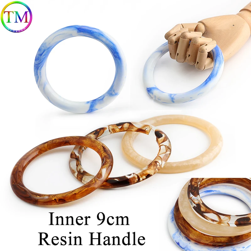 

2/10/20 шт., сумка из смолы с круглой ручкой, сменная женская сумка-мессенджер, сумки на плечо, сделай сам, поделки, ручки из смолы