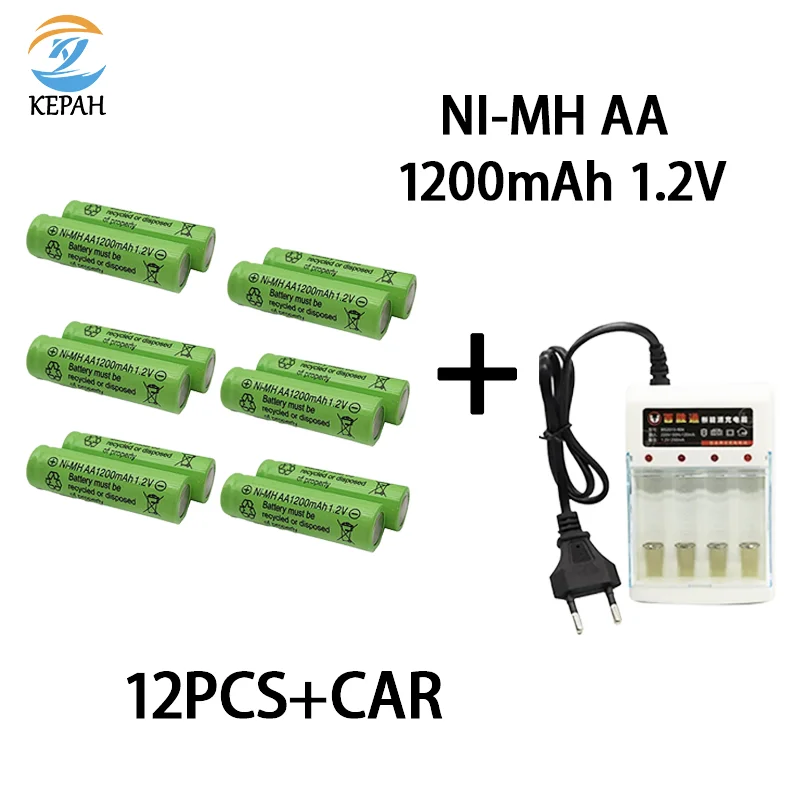 No. 5 Ni-MH rechargeable battery AA1.2V, 3800mah, remote control, toy car, microphone, with charger