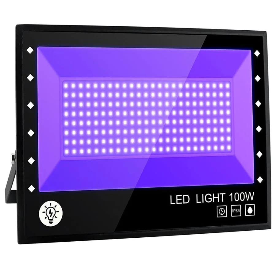 

IP66 Waterproof UV Flood Light Led Black Light 395nm-405nm UV Resin Curing Light Outdoor Ultravilet Lamp For Party Stage Decor