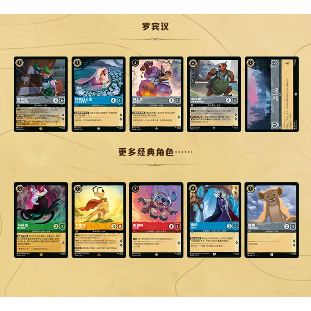 بطاقات مجموعة لوركانا الإبداعية TCG الأصلية للأطفال، قصص خيالية، شخصيات فريدة من نوعها، بطاقات معركة، ألعاب هدايا شعبية
